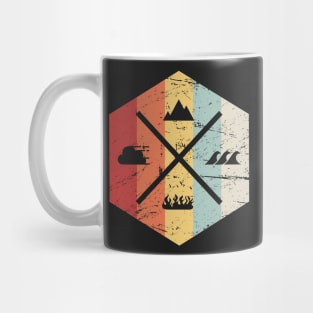 Retro 70s Four Elements Mug